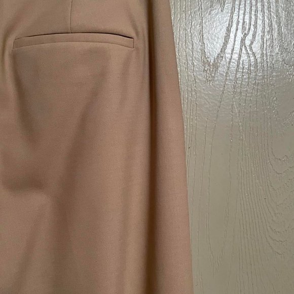 New S 2 VINCE Wool Wide Leg Cullotes Trousers Pants Beige Ginger Elegant - Picture 9 of 10